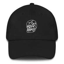 Load image into Gallery viewer, Draugr Skull Dad Hat (white)
