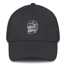 Load image into Gallery viewer, Draugr Skull Dad Hat (white)
