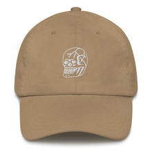 Load image into Gallery viewer, Draugr Skull Dad Hat (white)
