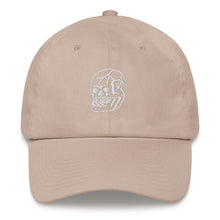 Load image into Gallery viewer, Draugr Skull Dad Hat (white)
